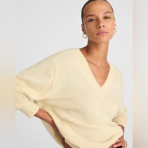 J Crew 100% cashmere oversized sweater L